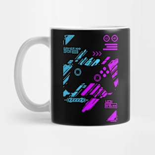 Futuristic Gamer Controller Theme Mug